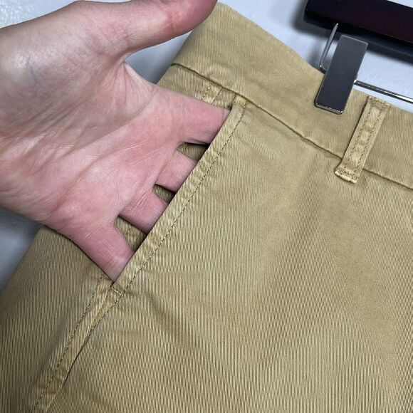 J.CREW 7" Stretch Chino Short Size 14 Khaki NEW Preppy Casual Classic H5809 - Picture 3 of 11